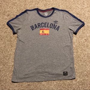 Umbro Barcelona flag shirt men’s medium